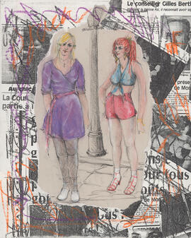 Costume design for chorus : two women