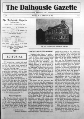 The Dalhousie Gazette, Volume 54, Issue 8