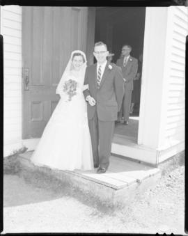 Photograph of Mr. & Mrs. Grice on their wedding day