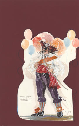 Costume design for Peterbono at the carnival