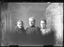 Photograph of Mrs. Carmichael and her two daughters