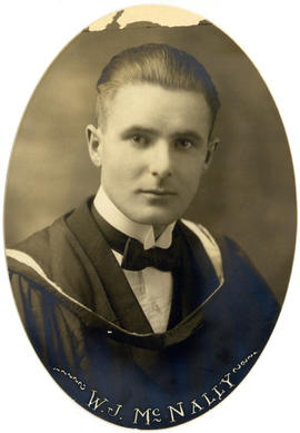 Portrait of William James McNally : Class of 1922
