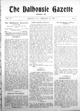 The Dalhousie Gazette, Volume 51, Issue 3