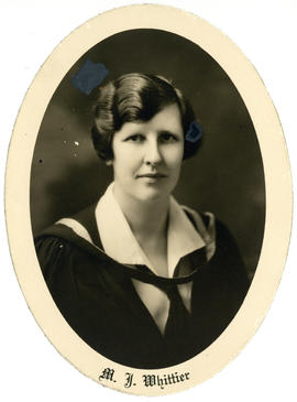 Portrait of Marie Jean Whittier : Class of 1929