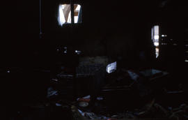 Photograph of clutter inside a building