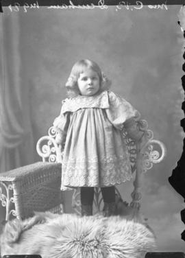 Photograph of Mrs. C. B. Dunham's daughter