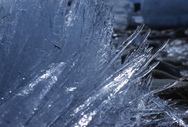 Photograph of an ice formation near Cape Dorset, Northwest Territories