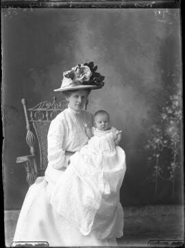 Photograph of Mrs. Bernasconi and her baby