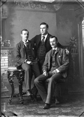 Photograph of Frank Rice and unknown individuals