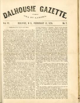 Dalhousie Gazette, Volume 6, Issue 7