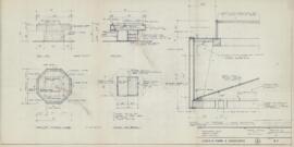 Working drawings of central display unit and book display case for the proposed Kipling Room in t...