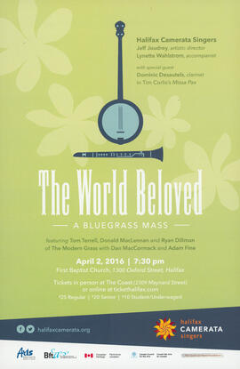 The world beloved : a bluegrass mass with modern grass : [poster]