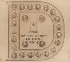 Composite Photograph of Halifax City League Champions - 1929-30