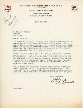 Correspondence between Thomas Head Raddall and D. G. Burrill