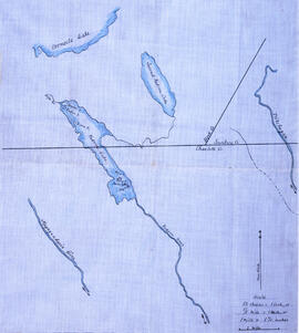 Map of Oromocto and Kedron Lake, New Brunswick