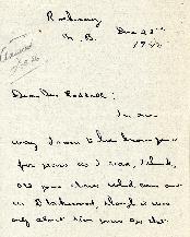 Correspondence between Thomas Head Raddall and W. R. Hibbard