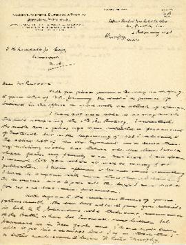 Correspondence between Thomas Head Raddall and J.K. Bell