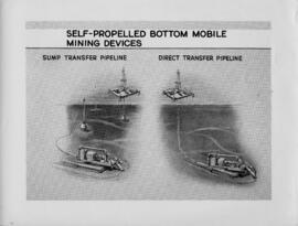 Photograph of self-propoelled bottom mobile mining devices diagram