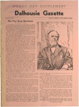 Dalhousie Gazette, Volume 76, Munro Day Supplement