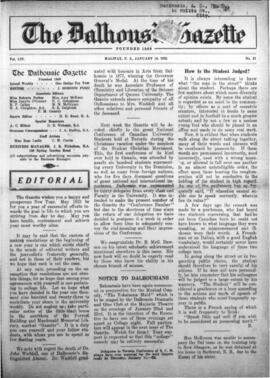The Dalhousie Gazette, Volume 54, Issue 21