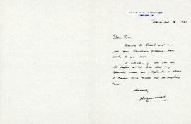 Correspondence between Thomas Head Raddall and H. Napiermoors