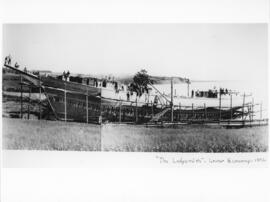 Photograph of the "Ladysmith" being built