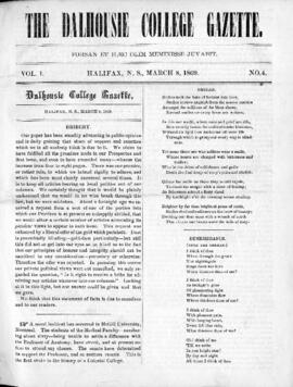 The Dalhousie College Gazette, Volume 1, Issue 4