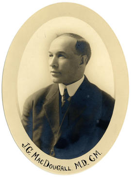Portrait of Dr. J.G. MacDougall