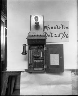 Photograph of Antique telephone from Middleton, Nova Scotia