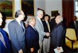 Photograph of President Guido de Marco meeting dignitaries