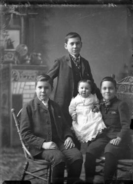 Photograph of M. L. Cunningham's children