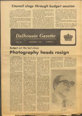 Dalhousie Gazette, Volume 105, Issue 8