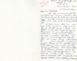 Correspondence between Thomas Head Raddall and Edward J. Simon