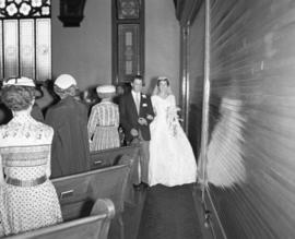 Photograph of Mr. & Mrs. Bennett on their wedding day
