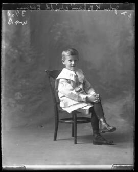 Photograph of the son of John K. Blair