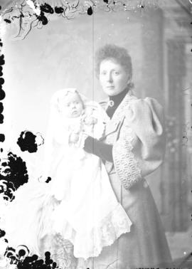 Photograph of Mrs. G. B. Layton and baby