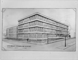 Drawing of the Student Union Building