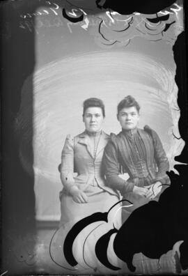 Photograph of Miss. Maggie McGillvary and her friend