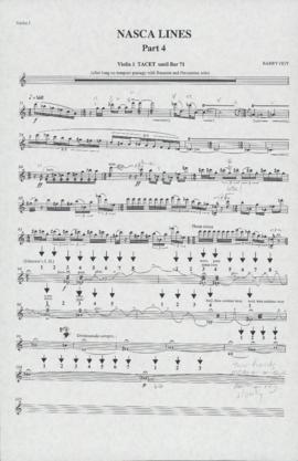 Nasca lines : part 4 : violin 1
