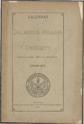 Calendar of Dalhousie College and University, Halifax, Nova Scotia : 1886-1887