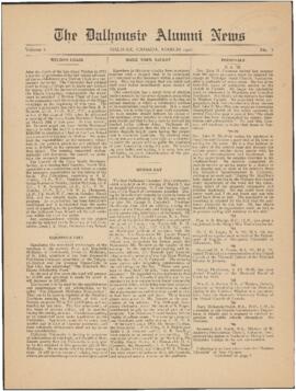 The Dalhousie alumni news, volume 8, no. 3, March 1928