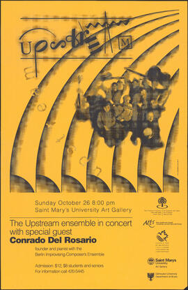 The Upstream ensemble in concert with special guest Conrado Del Rosaria : [poster]