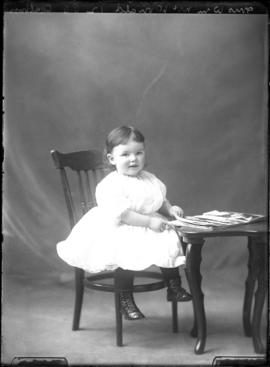 Photograph of the baby of Mrs. William McDonald