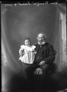 Photograph of Mrs. Naufts' baby & father