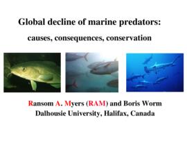 Global decline of marine predators: causes, consequences, conservation : [PowerPoint presentation]