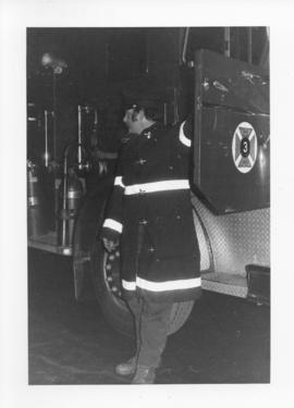 Photograph of a fireman