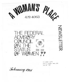 A Women’s Place : Newsletters