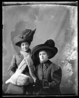 Photograph of Miss Manning & Miss Clark