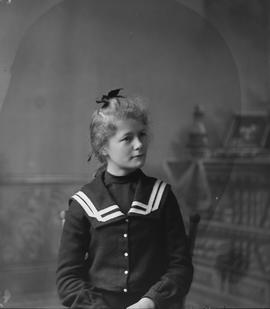 Photograph of the daughter of David Graham Whidden