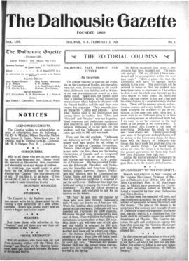 The Dalhousie Gazette, Volume 53, Issue 4